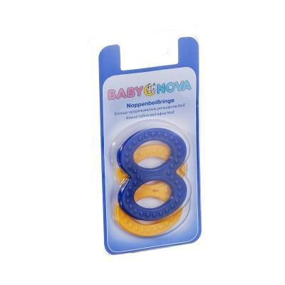 Кільце зубне Baby-Nova 31188 рельєфне тверде