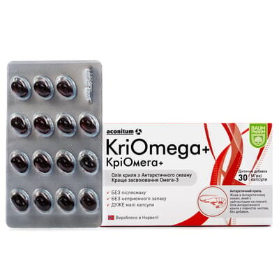 Кріомега Baum Pharm KriOmega+ капсули №30