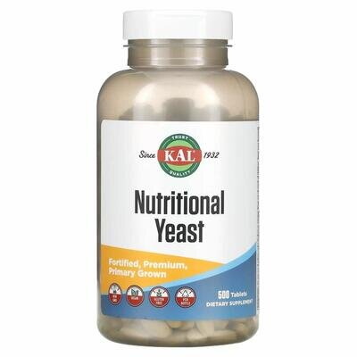 Харчові дріжджі KAL Nutritional Yeast, 500 таблеток