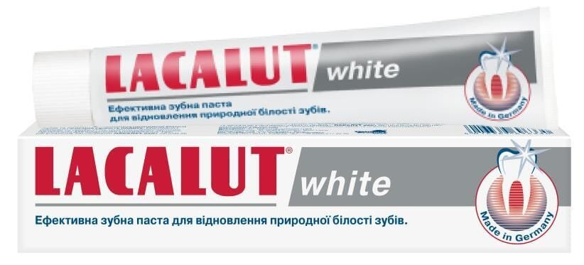 Зубна паста Lacalut White, 50 мл