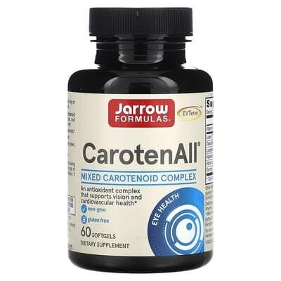 Каротиноїди Jarrow Formulas CarotenALL, 60 капсул