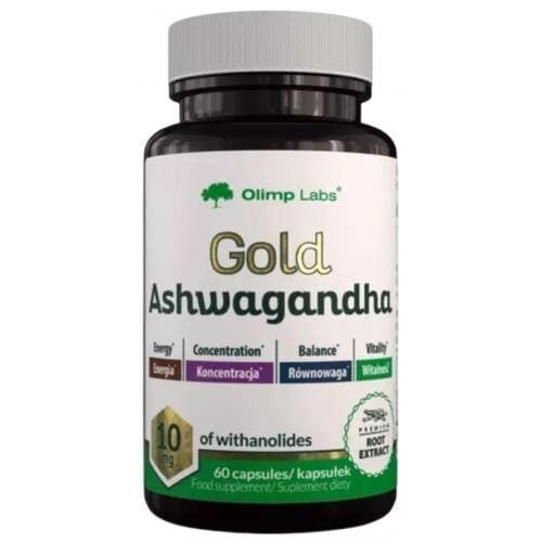 Ашваганда Olimp Gold Ashwagandha, 60 капсул (банка)