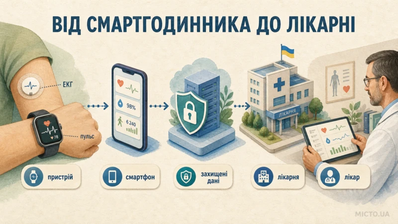 Від смартгодинника до лікарні: як працює Internet of Medical Things (IoMT)