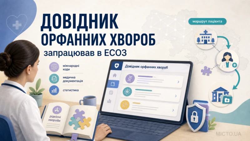 В ЕСОЗ запрацював довідник орфанних захворювань