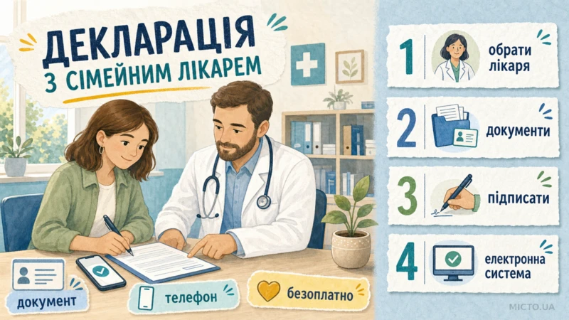 Як укласти декларацію з сімейним лікарем у 2026 році