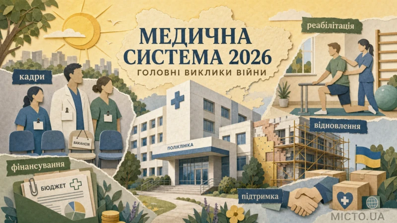 Медична система України влітку 2026: головні виклики війни