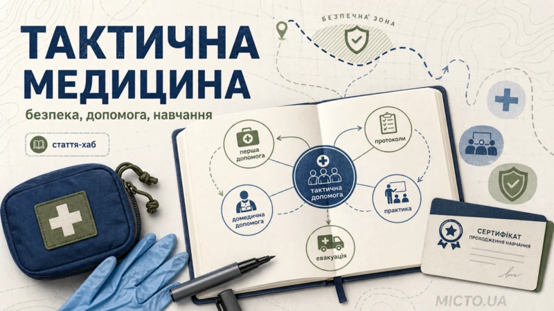 Тактична медицина (такмед): що це таке та чому її навички сьогодні важливі