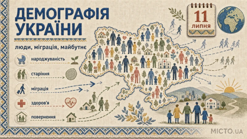 Всесвітній день народонаселення: чому Україна стрімко втрачає населення і що показують сучасні демографічні тенденції