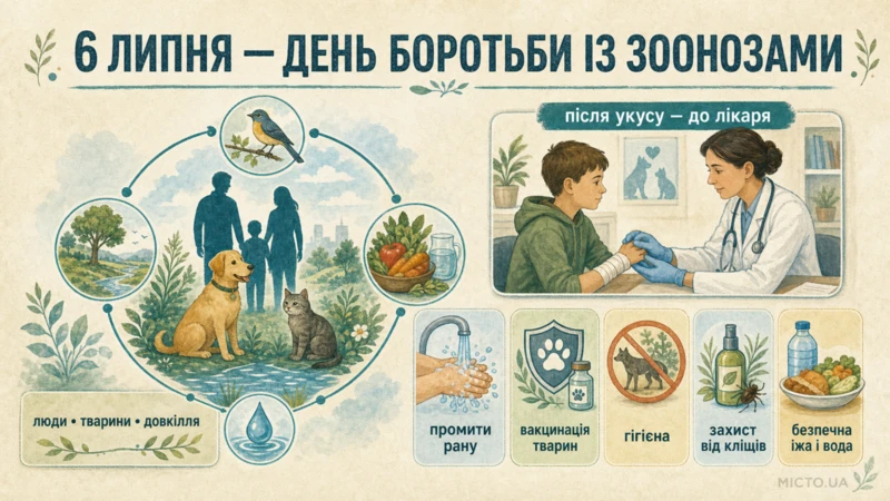 6 липня — Всесвітній день боротьби з зоонозами: чому це важливо