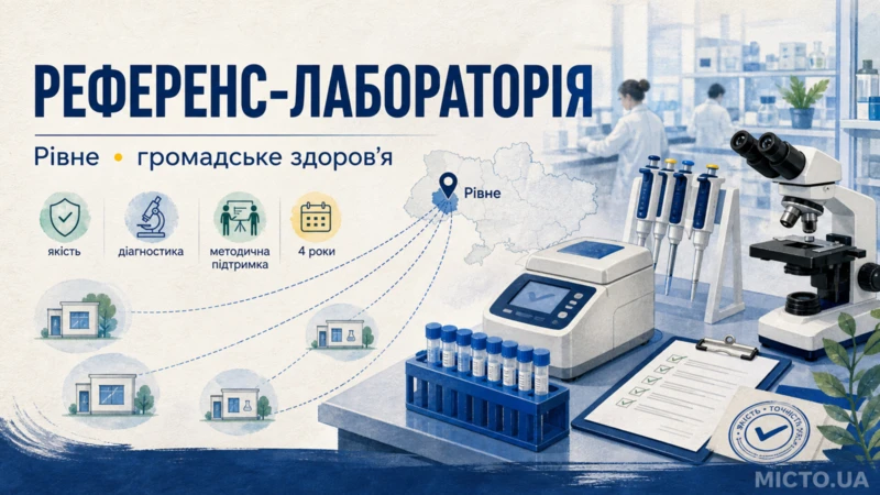 Рівненська лабораторія стала референс-лабораторією системи громадського здоров'я