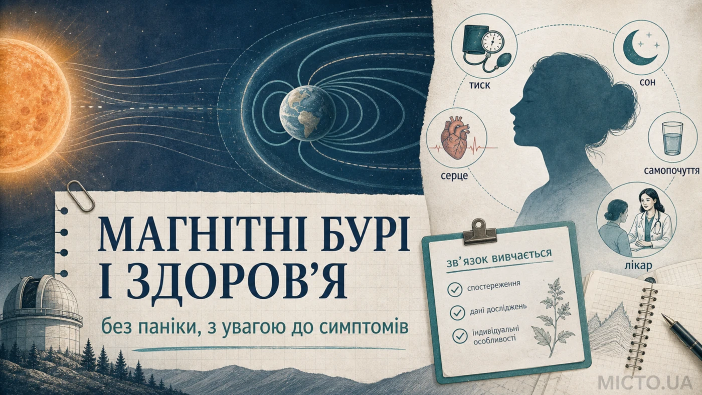 Магнітні бурі та здоров'я: хто може відчути їхній вплив, які симптоми можливі та коли звертатися до лікаря