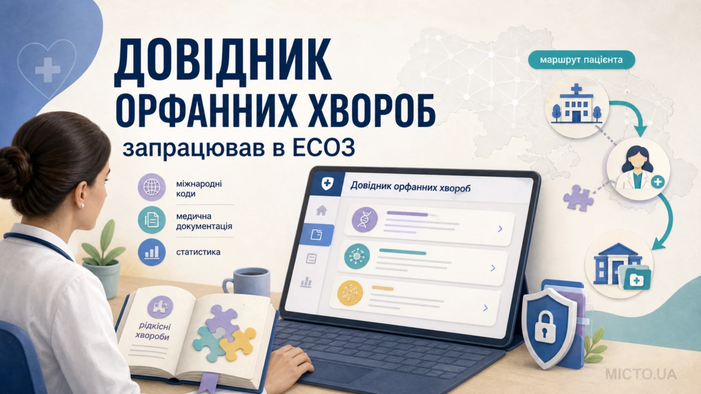 В ЕСОЗ запрацював довідник орфанних захворювань