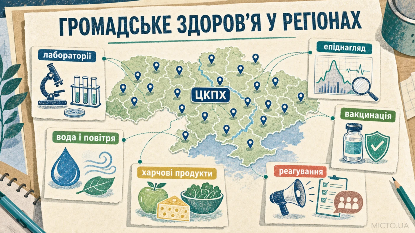Громадське здоров'я: функції ЦКПХ у регіонах