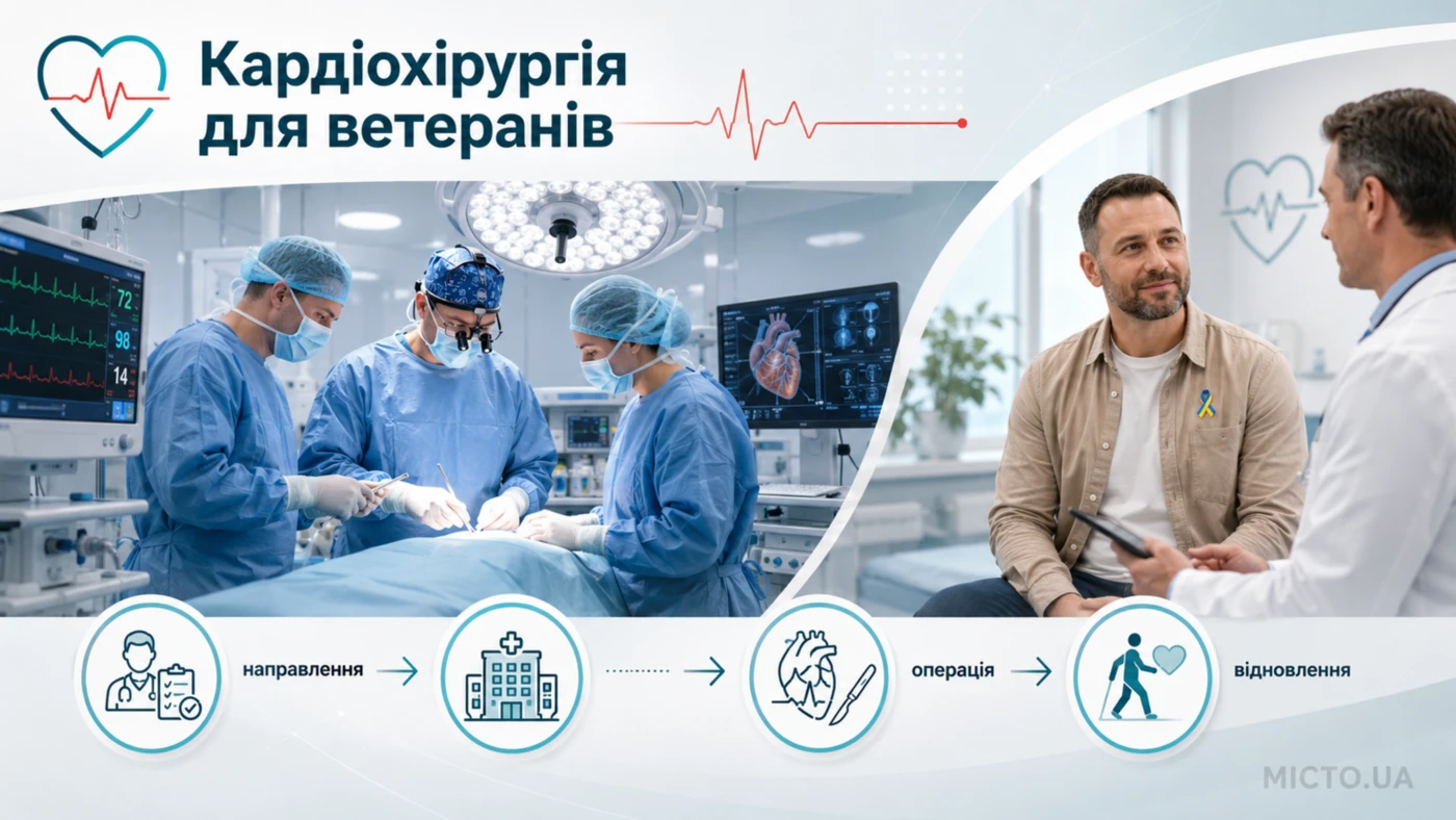Військова медицина: кардіохірургія для ветеранів