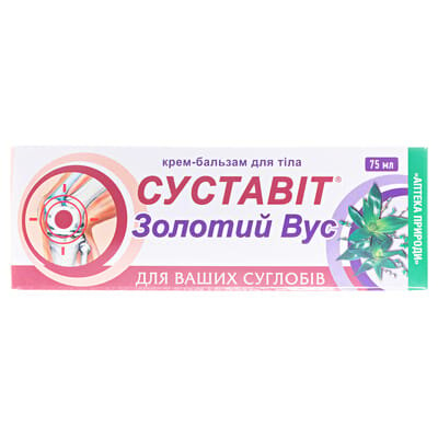 Суставіт золотий вус крем-бальзам по 75 мл у флак.