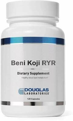 Ферментований червоний дріжджовий рис Douglas Laboratories Beni-Koji RYR, 120 капсул