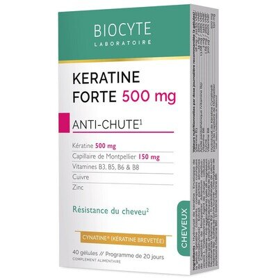Кератин Форте Biocytе Anti-Chute Боротьба з випаданням волосся, 40 капсул