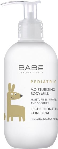 Молочко дитяче Babe Laboratorios Pediatric зволожуюче для тіла, travel size, 100 мл