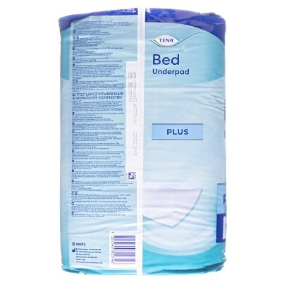 Пелюшки Tena Bed Plus одноразові поглинаючі 60 x 60 см, 30 шт