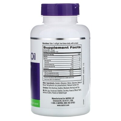 Жирні кислоти Natrol Omega-3 1000 мг 30%, 150 капсул