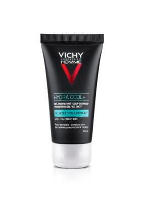 Гель для обличчя та контуру очей Vichy Homme Hydra Cool+ зволожуючий з охолоджуючим ефектом, 50 мл
