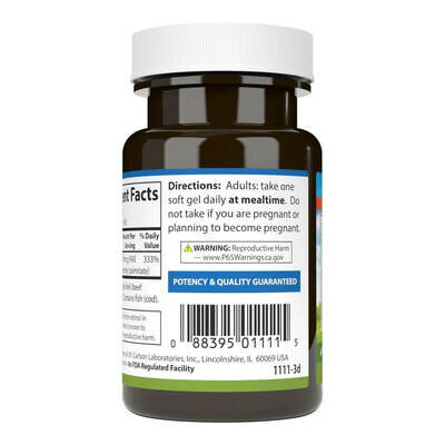 Вітамін А Carlson Labs Vitamin A 10000 МО, 100 желатинових капсул
