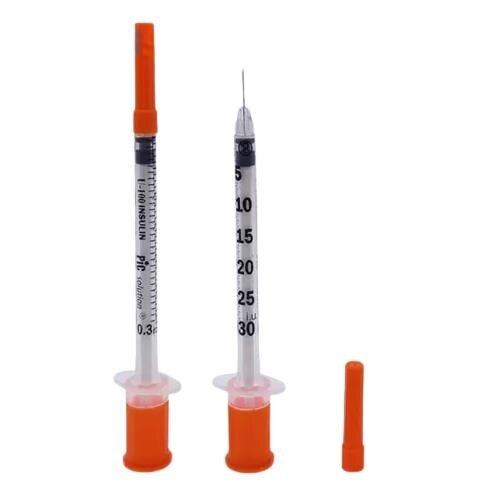 Шприц інсуліновий 0,3 мл Insumed 31G (0,25 х 8 мм), 1 штука