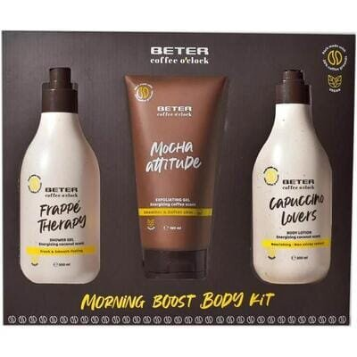 Набір для тіла Beter Morning boost body kit (гель для душу 300 мл + лосьйон для тіла 300 мл + гель-пілінг 180 мл)