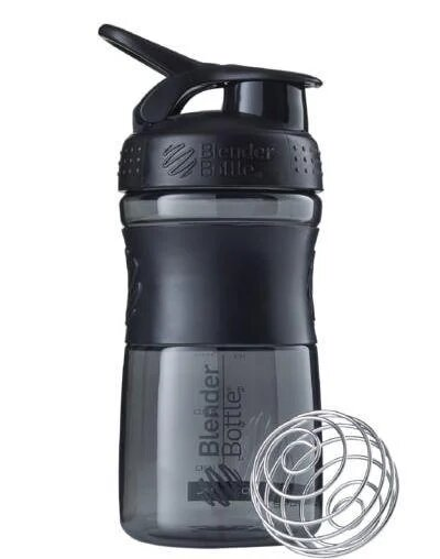 Шейкер-пляшка Blender Bottle SportMixer Black, 590 мл