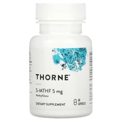 Метилфолат 5-МТГФ Thorne Research 5-MTHF 5 мг капсули №60