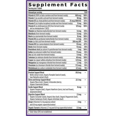 Мультивітаміни для чоловіків 40+ New Chapter One Daily Every Man's Multivitamin, 72 таблетки