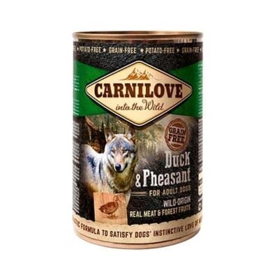 Корм вологий для собак Carnilove Duck & Pheasant for Adult Dogs з м'ясом качки і фазана, 400 г