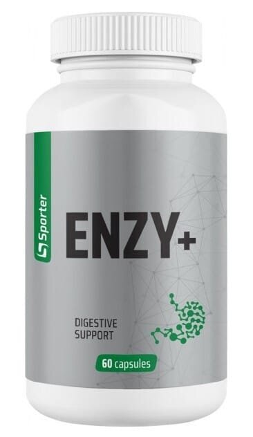 Ферменти Sporter Enzyme +, 60 капсул
