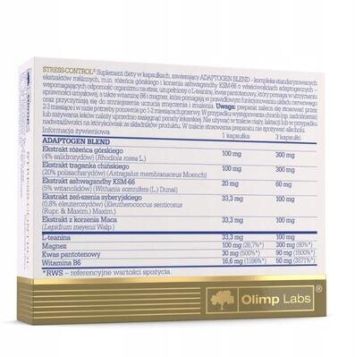 Дієтична добавка Olimp Stress Control, 30 капсул