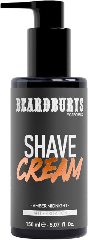 Крем для гоління Beardburys Amber Midnight проти подразнення, 150 мл