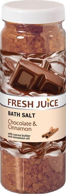 Сіль для ванн Fresh Juice Chocolate & Cinnamon, 700 г