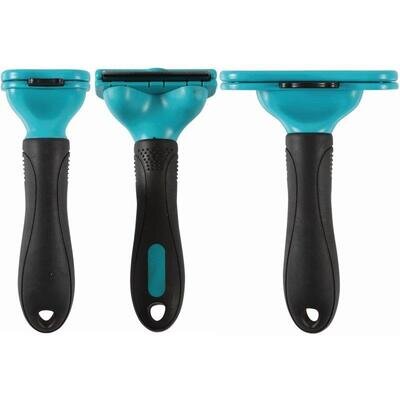 Дешеддер M-Pets Stylus Deshedding Brush для собак і котів для видалення шерсті під час линяння, розмір M