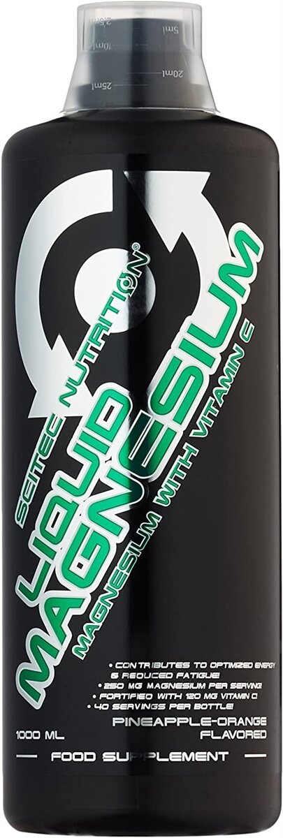 Мінеральний комплекс Scitec Nutrition Liquid Magnesium Pineapple Orange, 1000 мл