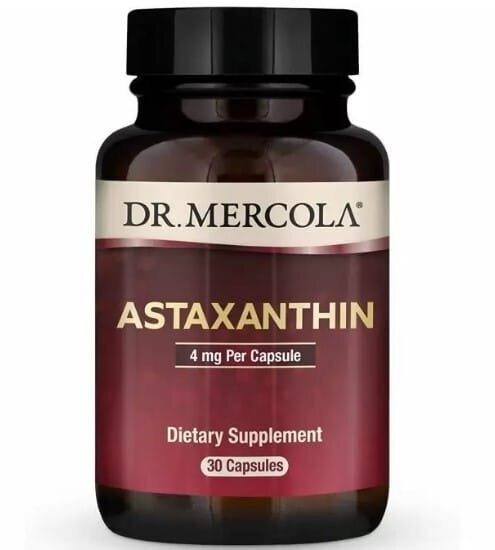 Астаксантин Dr. Mercola Astaxanthin, 30 капсул