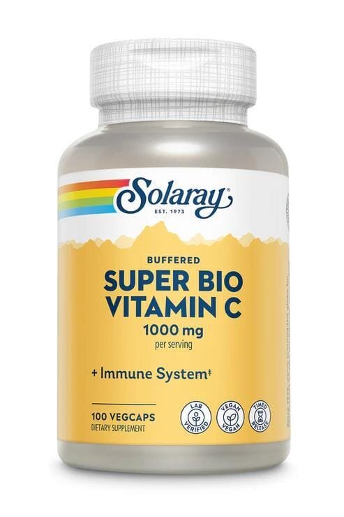 Супербіо Вітамін C Solaray Super Bio C буферизований TSTR 1000 мг, 100 капсул