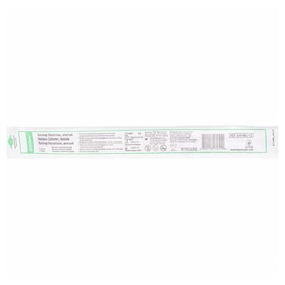 Катетер урологічний Medicare Nelaton Catheter female типу Нелатон жіночий, 12 Fr, білий, 1 штука
