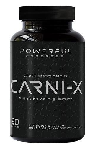 Амінокислота Powerful Progress Carni-X, 60 капсул