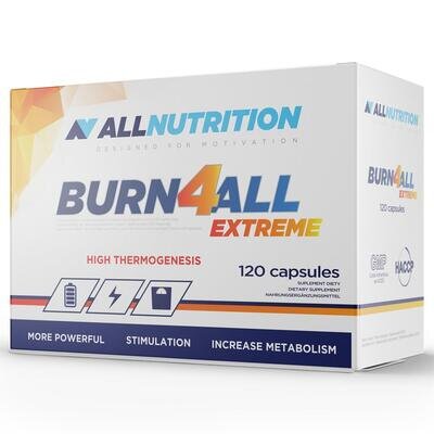 Жироспалювач Allnutrition Burn4all Extreme, 120 капсул