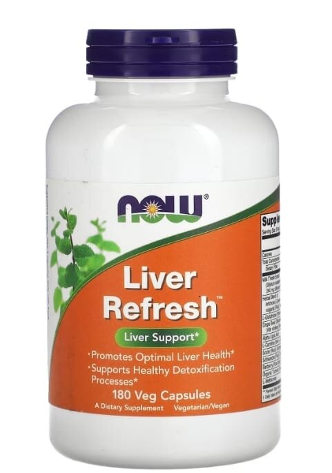 Відновлення печінки NOW Liver Refresh вег. капсули №180