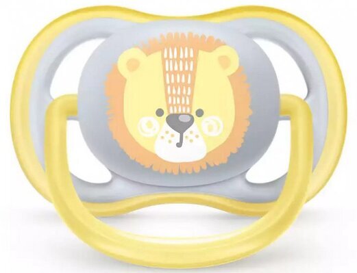 Пустушка силіконова Philips Avent Ultra Air SCF085/01 ортодонтична, 0-6 місяців, для хлопчиків, 2 шт