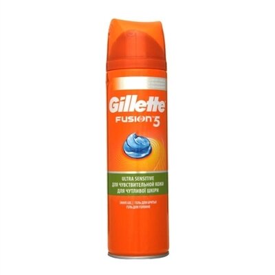 Гель для гоління Gillette Fusion 5 Ultra Sensitive, 200 мл