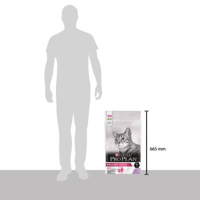 Корм сухий для дорослих котів Purina Pro Plan Delicate Turkey зі смаком індички, 10 кг