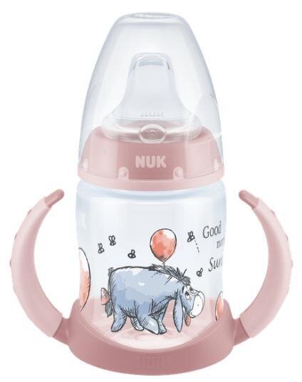 Поїльник Nuk First Choise Disney з ручкою + насадка силіконова, рожевий, 150 мл