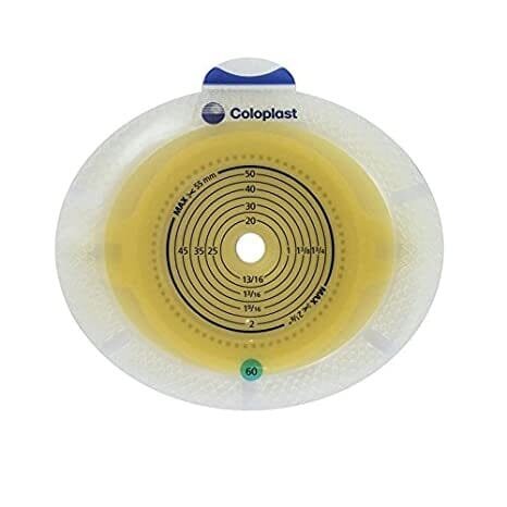 Пластина Coloplast SenSura Click Xpro 10035 стомічна для двокомпонентного калоприймача, фланець 60 мм, отвір 15-43 мм, 5 штук