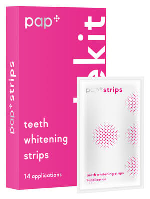 Смужки для зубів SmileKit PAP+ відбілювальні, 28 штук (14 пар)